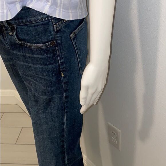 J Crew Matchstic Stretch Dark Wash Blue Jeans Size 28S - Picture 5 of 16